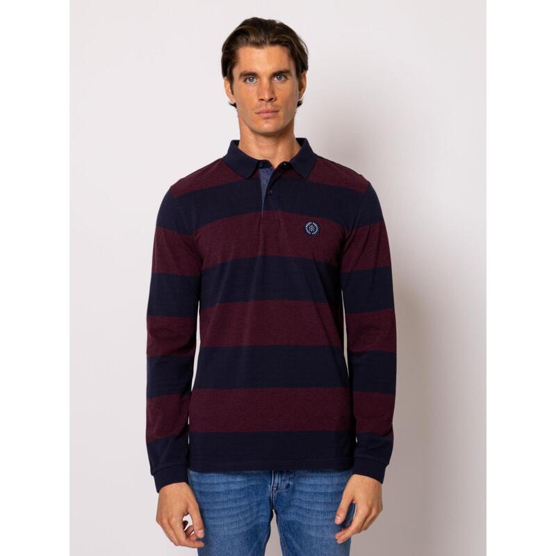 Tricou cu mânecă lungă și guler pentru bărbați CAMAR