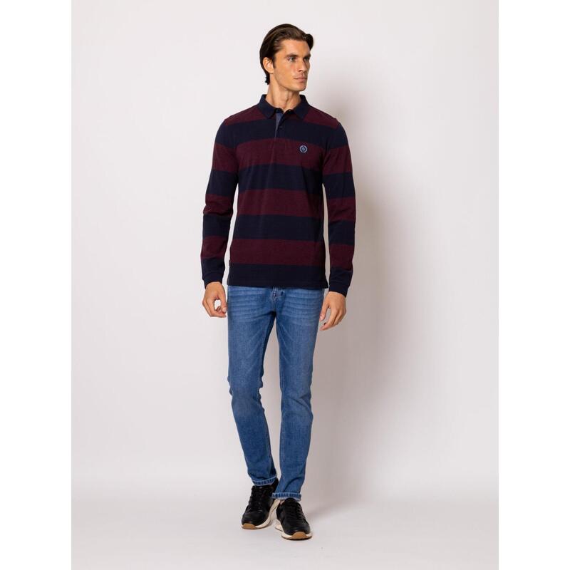 Tricou cu mânecă lungă și guler pentru bărbați CAMAR