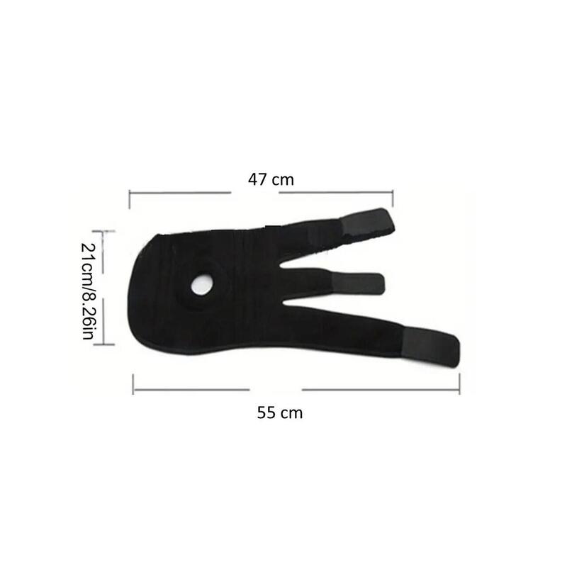 Orteza genunchi, ajustabila, elastica, cu suport patelar, lateral si disc gel