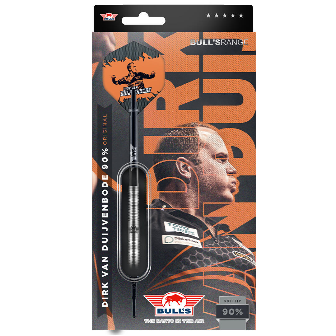 Bull's Softtip Dirk van Duijvenbode 90% 18 gram 4/5