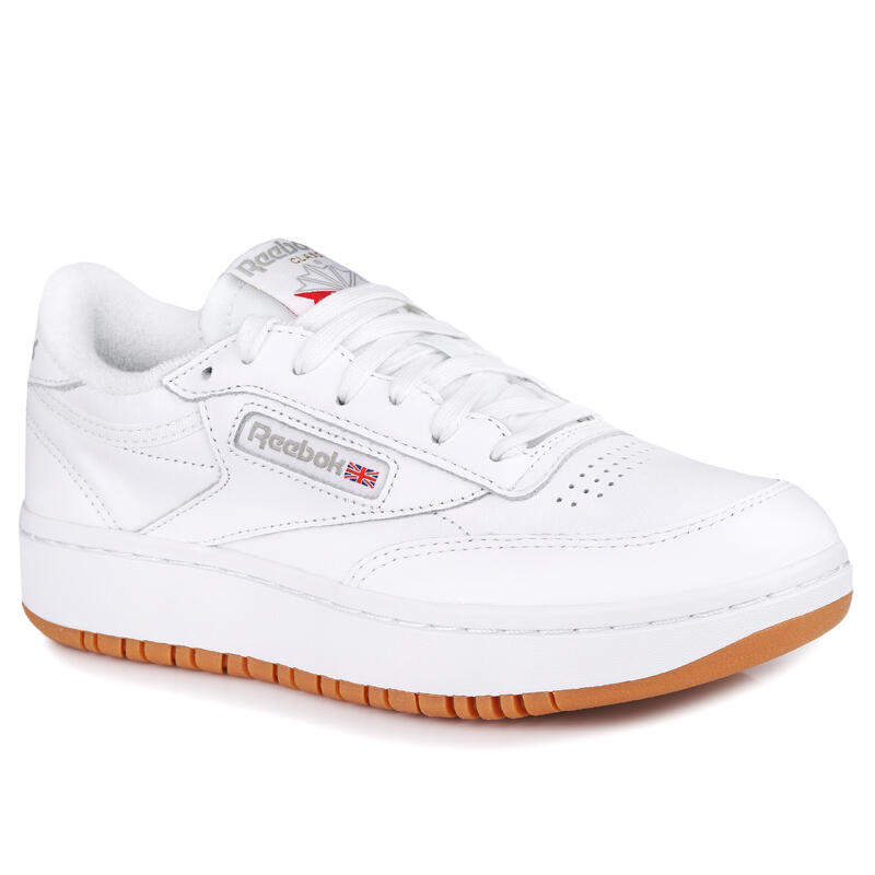 Club c double, White/reebok rubber gum-07/white