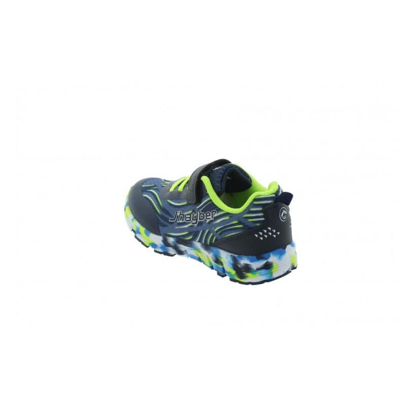 Zapatillas Running Para Niños J'hayber Rodal Navy Multicolor. Transpirables 6/7