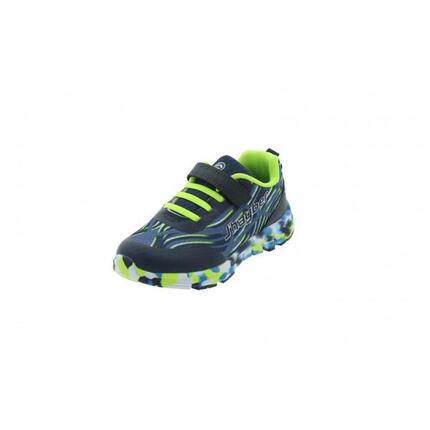 Zapatillas Running Para Niños J'hayber Rodal Navy Multicolor. Transpirables