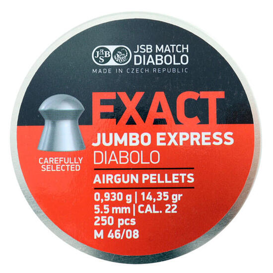 Śrut do wiatrówek Exact Express 0,93 grama kal. 5,52 mm 250 sztuk