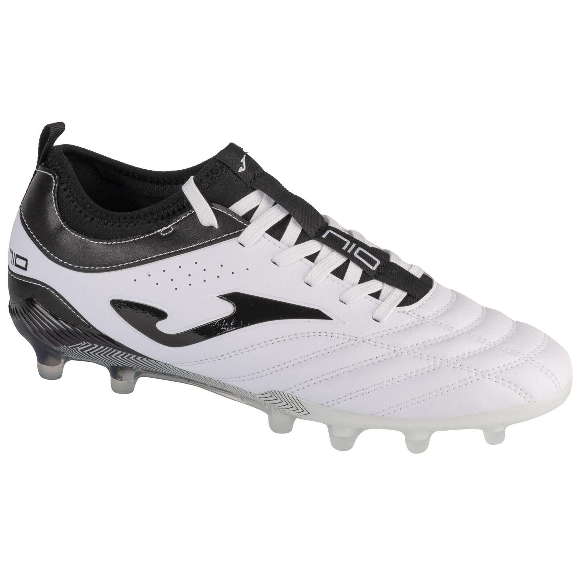 Joma - Chaussures De Football Pour Hommes Numero-10 24 Fg N10w - Chaussures À Crampons - Blanc|noir - 45 - Decathlon