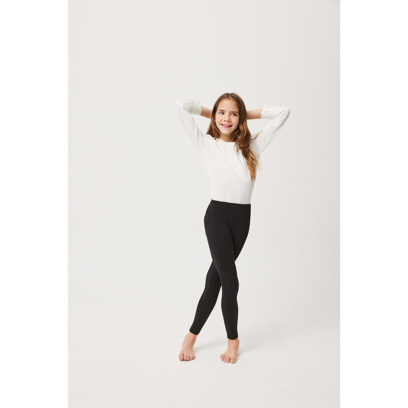 Leggings básicos de niña negro