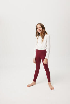 Legging fille gris basique