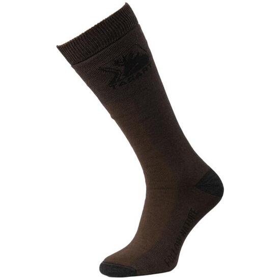 Unisex Jagd-Socken Tagart Winter High Brown mit Kevlarverstärkungen