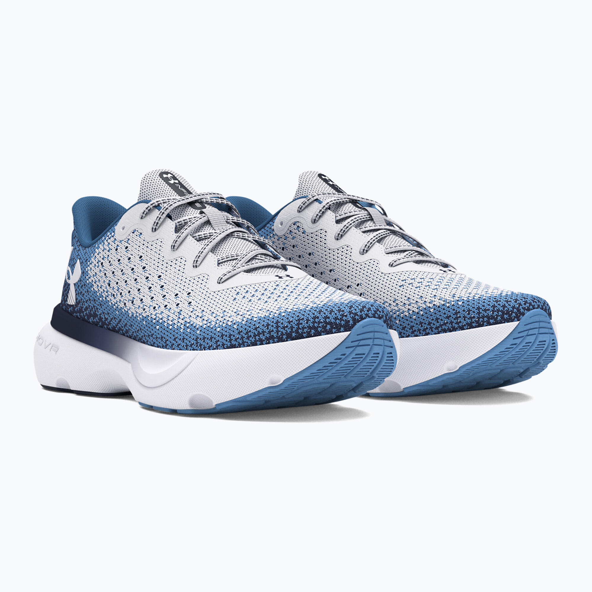 Chaussures de sport Under Armour Infinite blanches pour homme 5/5