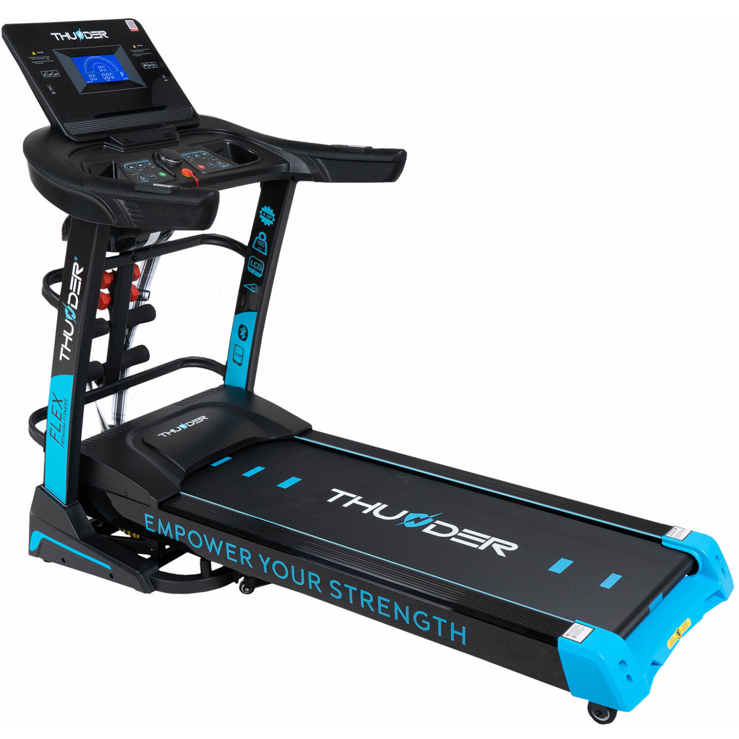 Bieżnia elektryczna do biegania składana Thunder FLEX-DS-BLACK