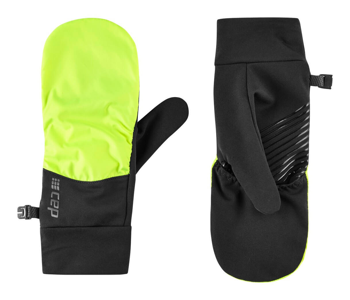 Ciepłe zimowe rękawiczki 2w1 odblaskowe z powłoką touchscreen CEP unisex 2/3