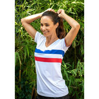 T-shirt Le champion de France Blanc Femme