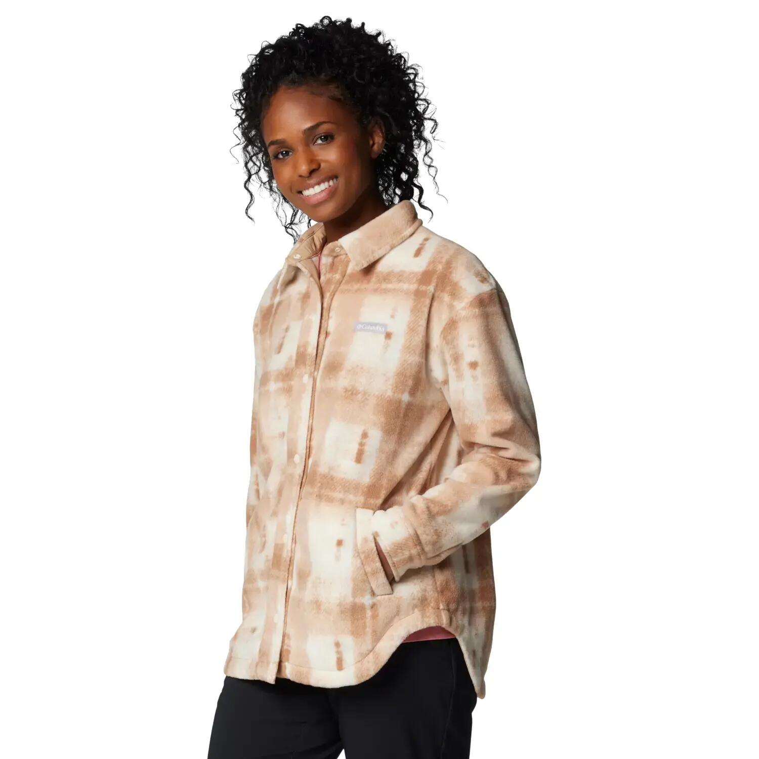 Kurtka sportowa damska Columbia Benton Springs Fleece Shirt Jacket II 2/3
