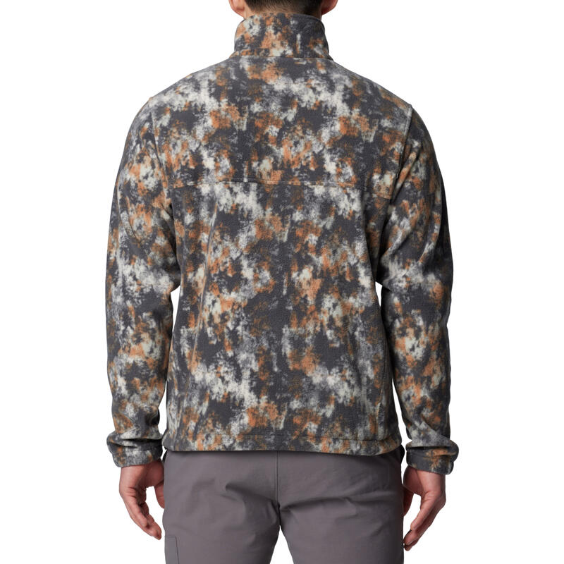 Férfi polár pulóver,  Steens Mountain Printed Jacket, zöld