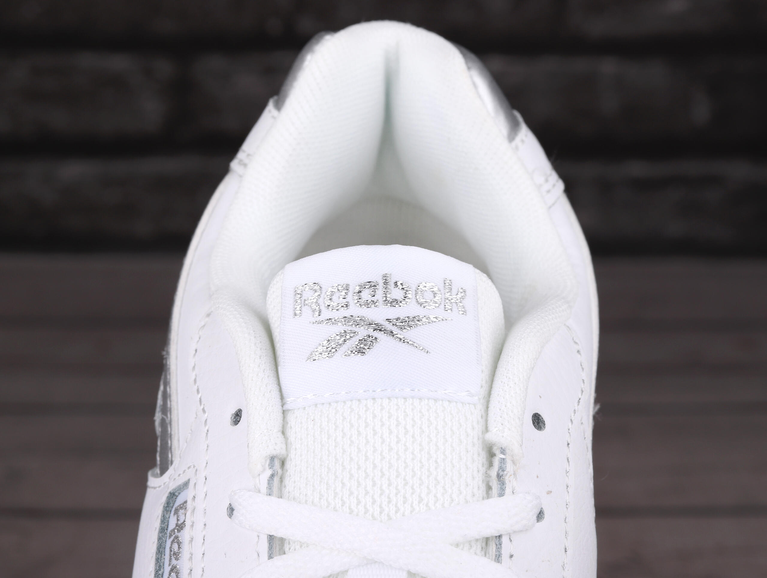 Reebok Silber Reebok Sneaker Damen Metallic Reebok Classics Damen Glide  Ripple Sneaker Weiß/Weiß/Silber Metallic