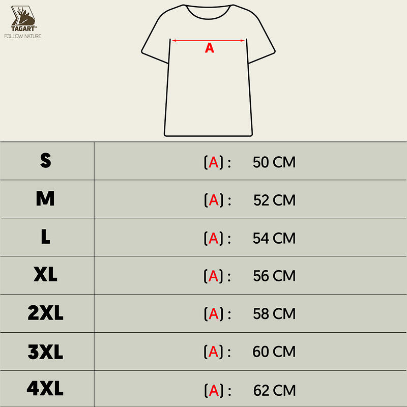T-shirt myśliwski męski Tagart FNT Duckhunt Beige z nadrukiem
