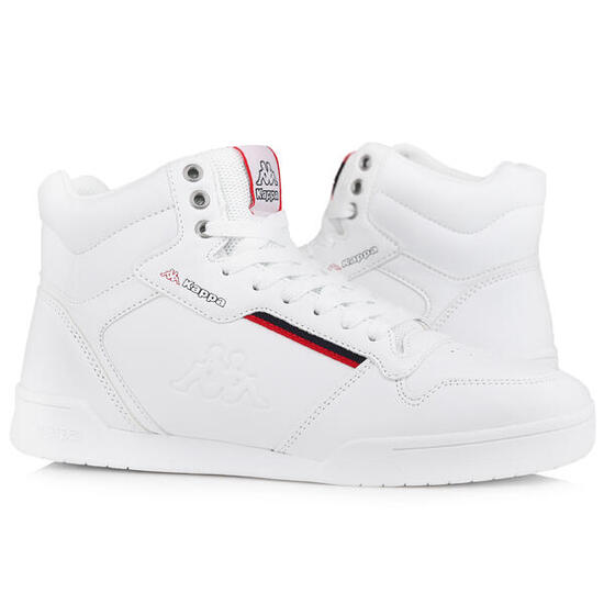 Kappa Mangan Unisex Hoher Sneaker 242764 weiss