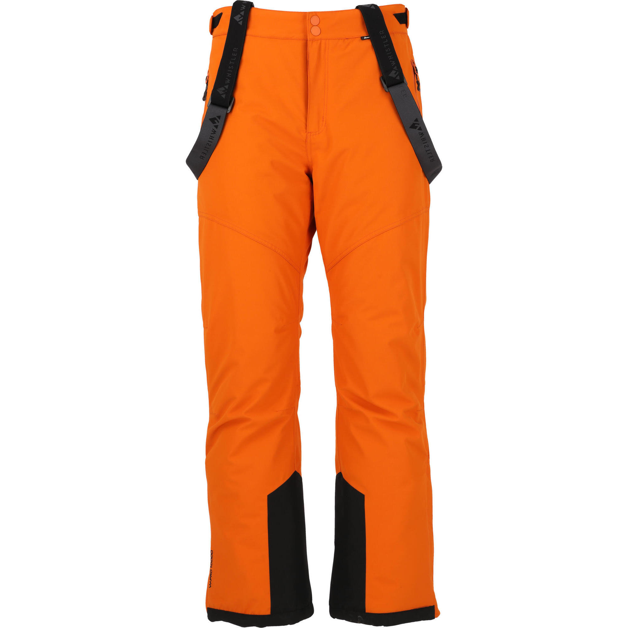 Whistler - Pantalon De Ski Drizzle - Pantalon De Ski - Noir|orange -  8 À 10 Ans - Decathlon