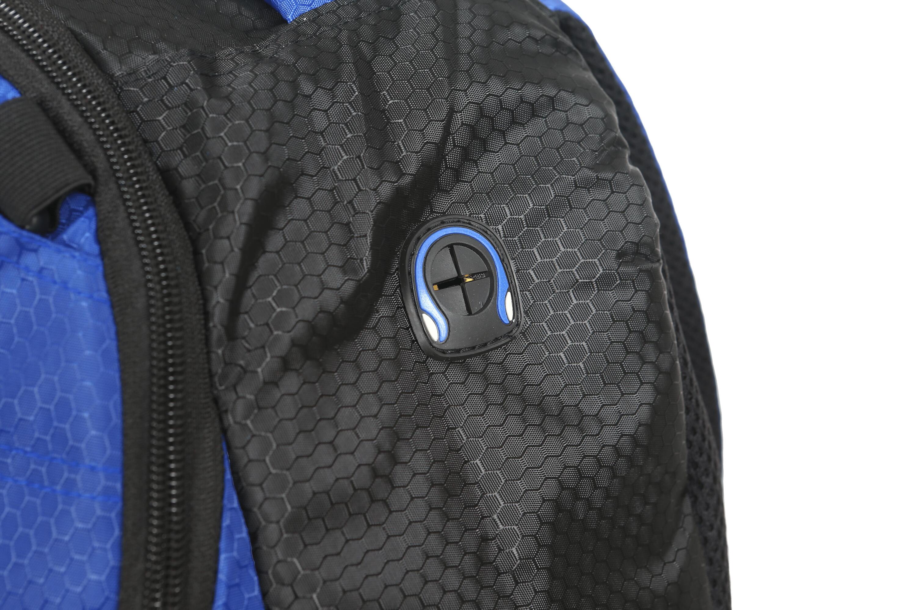 Borsa sportiva ecologica Pelota - Impermeabile - Blu e nero 5/7