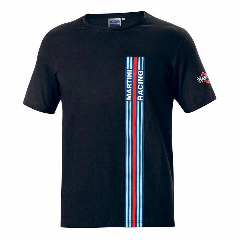 Camiseta de Manga Corta Hombre Sparco Martini Racing