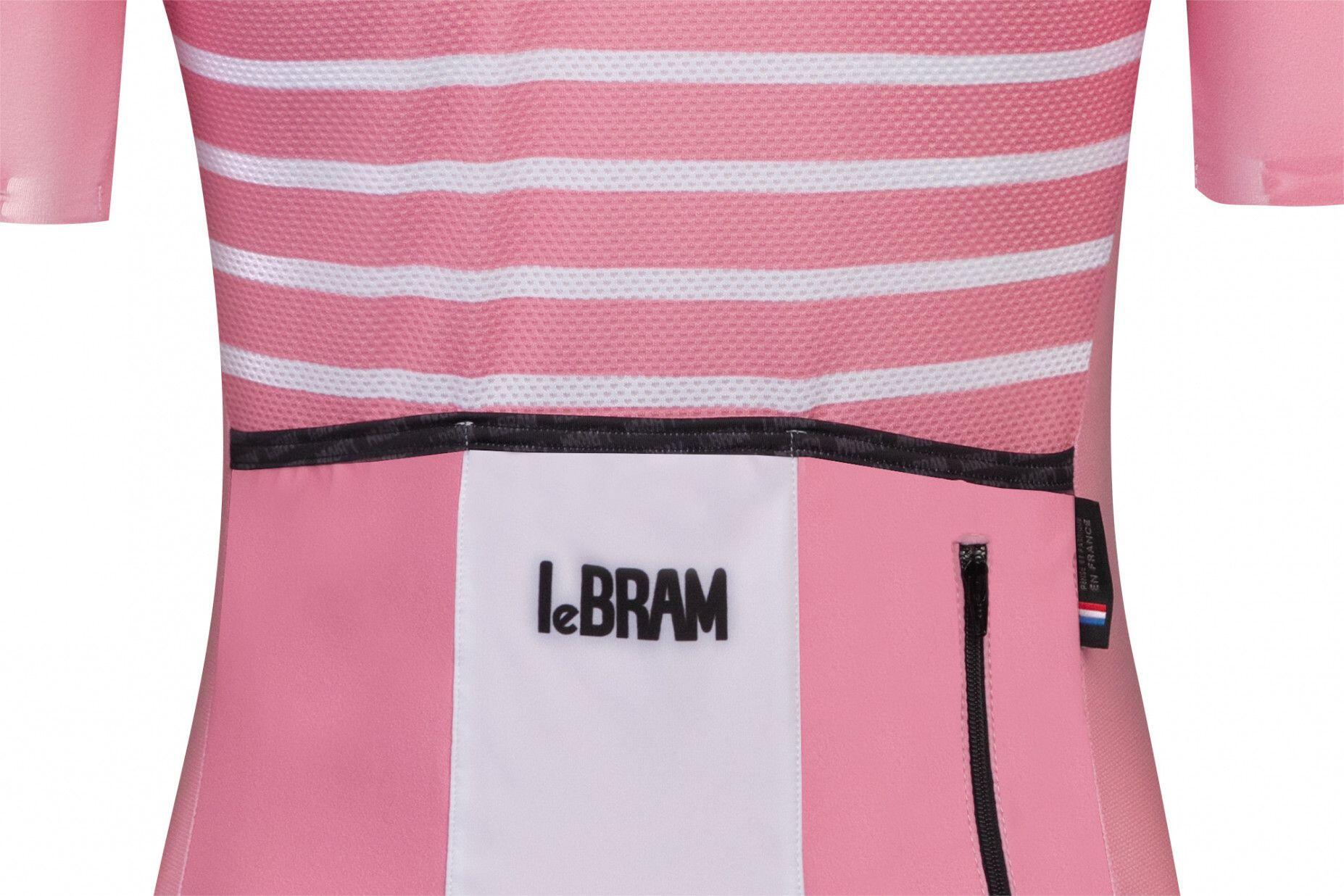 Maglia a manica corta da donna LeBram Ventoux Salmon dal taglio regolare 6/7