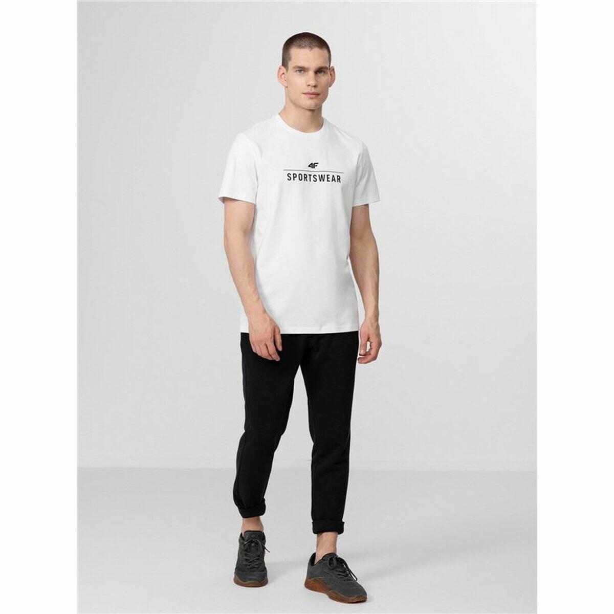 Camisola de Manga Curta Homem 4F Sportswear Branco 4/5