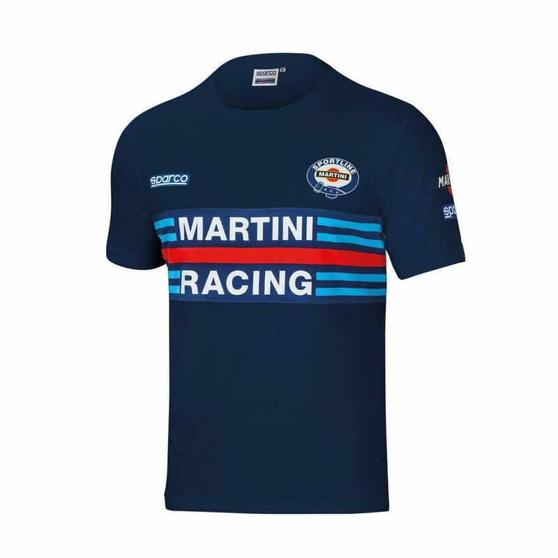 Camiseta de Manga Corta Sparco Martini Racing