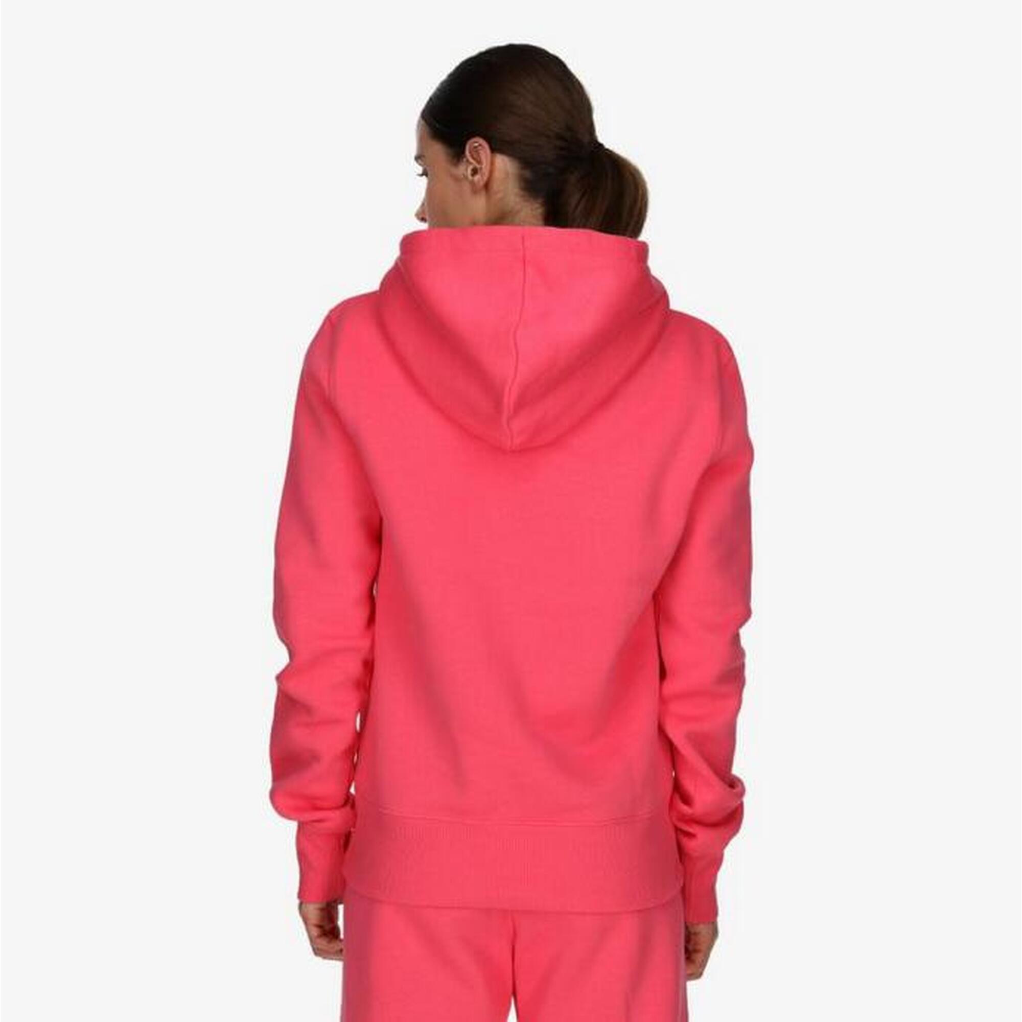 Felpa donna nike sportswear phoenix fleece - fucsia