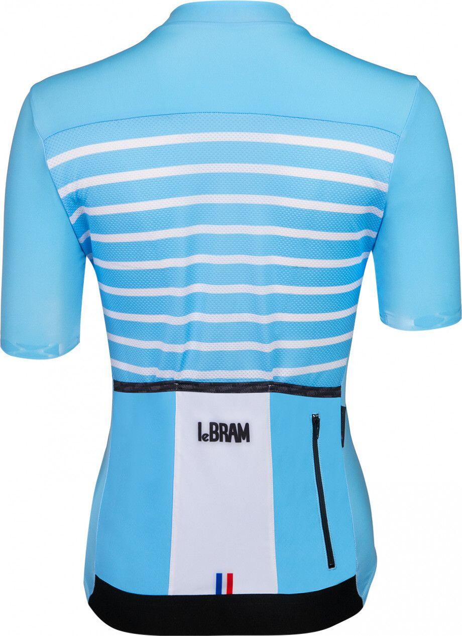 Maglia a manica corta da donna LeBram Ventoux, taglio regolare blu cielo 4/7