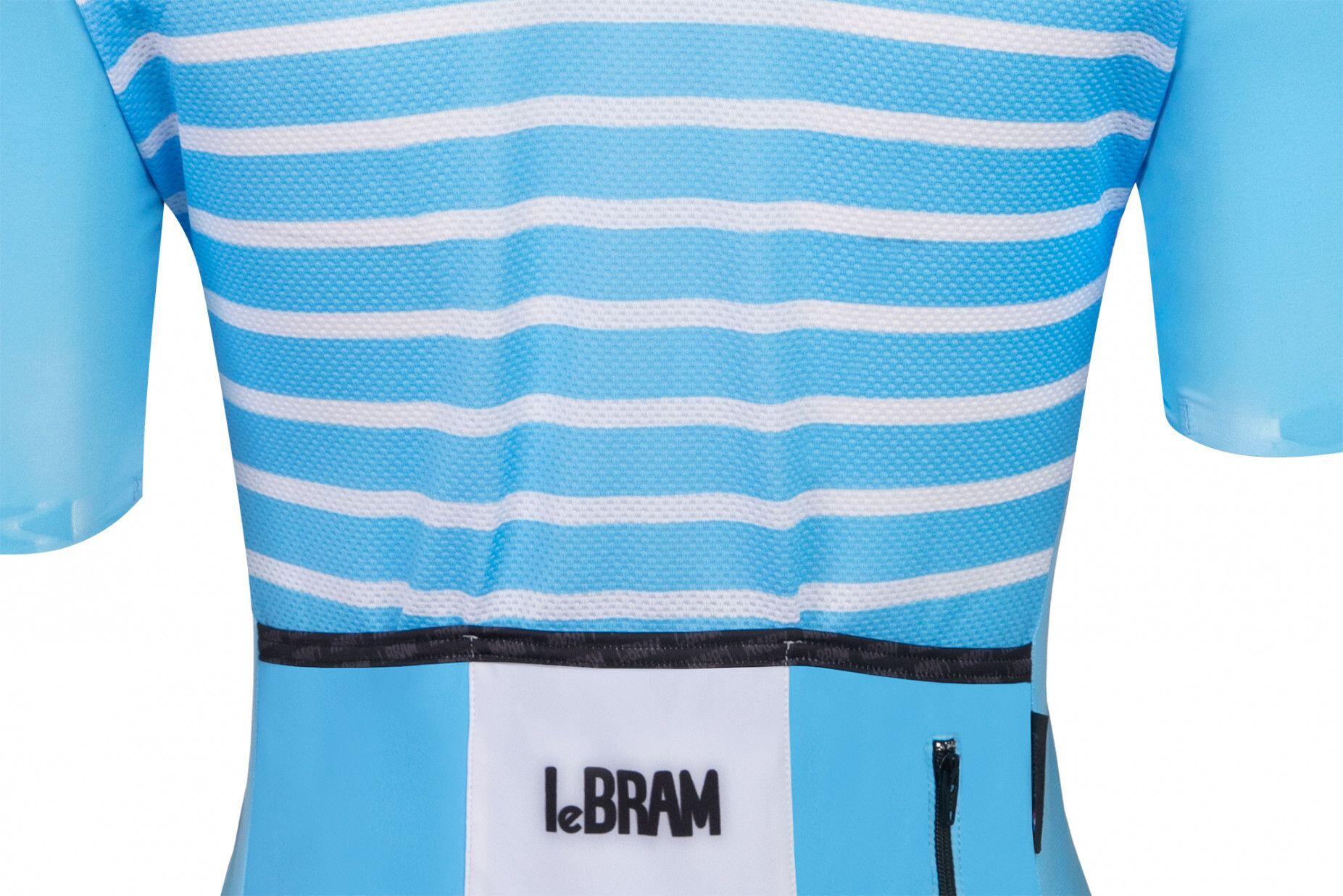 Maglia a manica corta da donna LeBram Ventoux, taglio regolare blu cielo 5/7