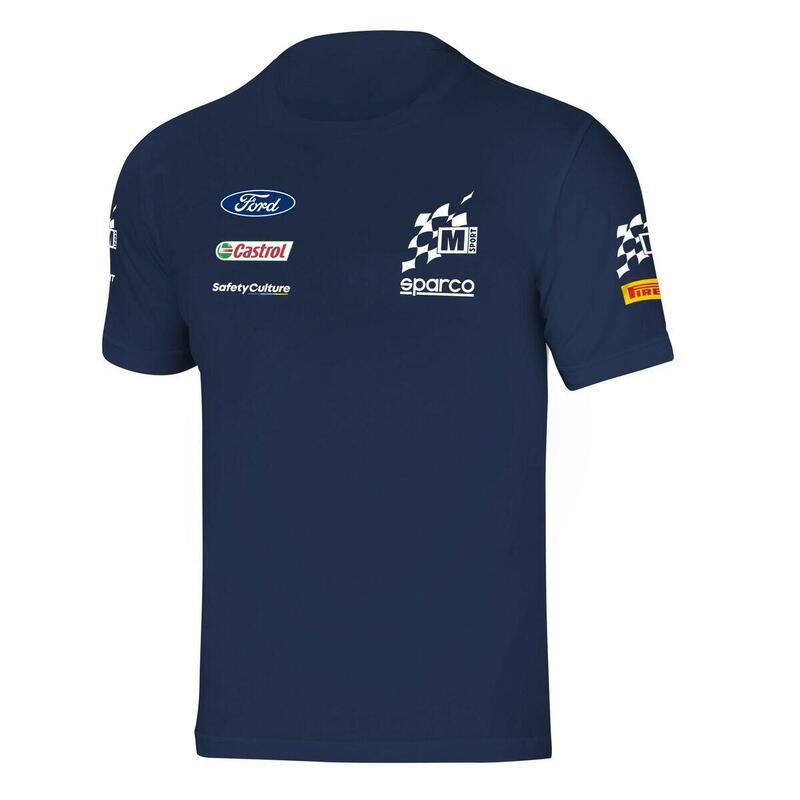 Camiseta de Manga Corta Sparco S013010MSBM1S