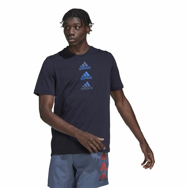 Camiseta de Manga Corta Hombre Adidas Designed To Move Logo