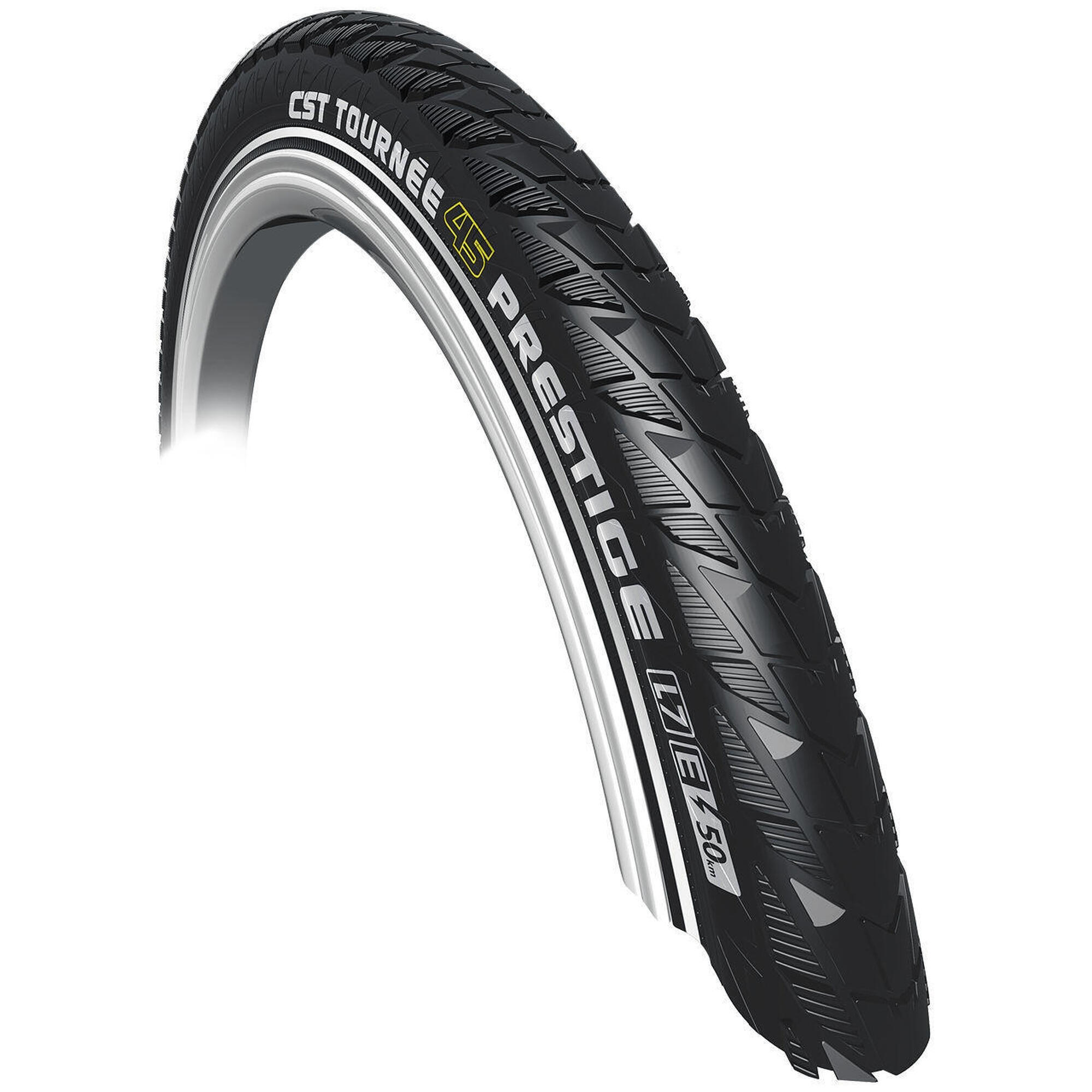 Pneu rígido com reflector CST Tournee Prestige 28x2.00 50-622