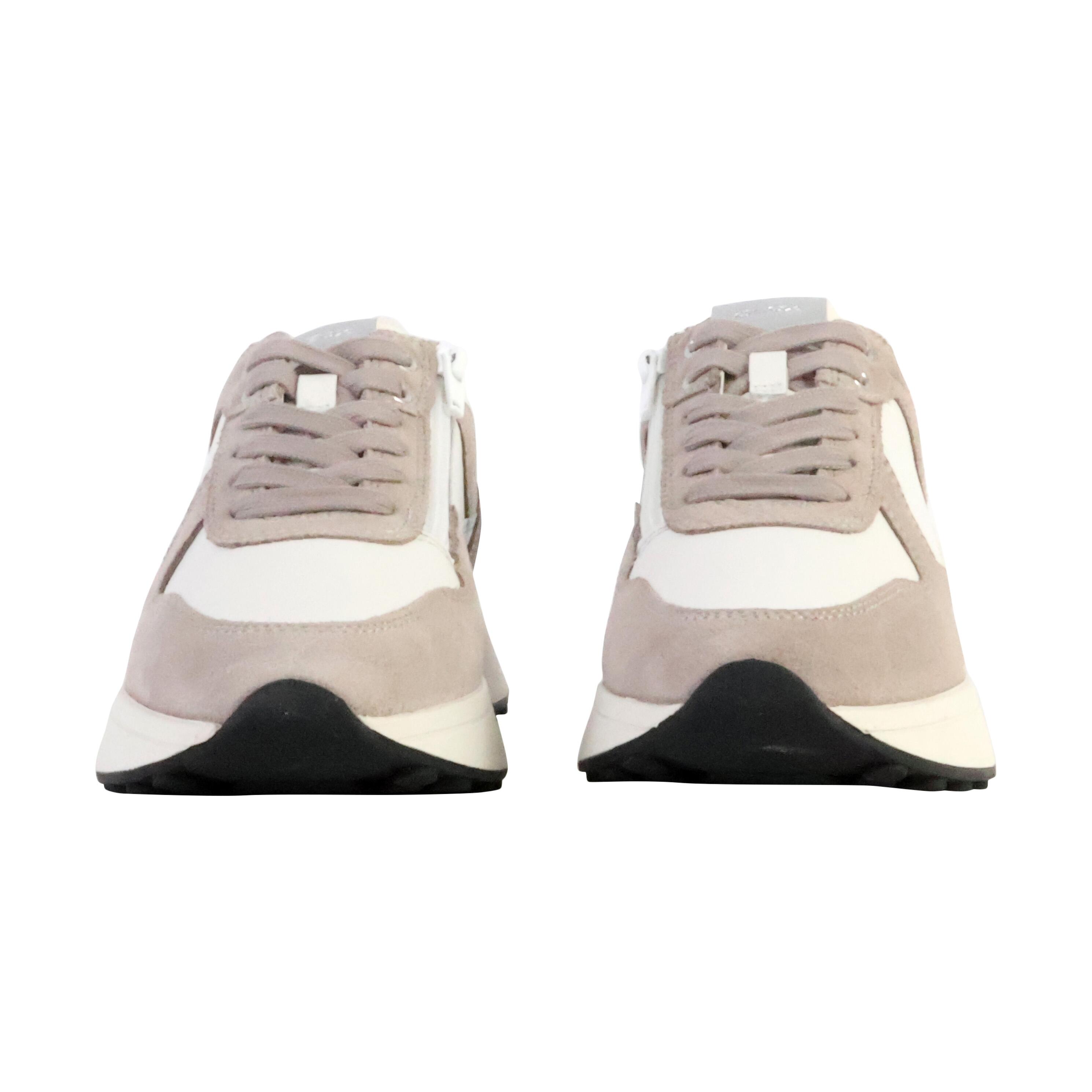 Geox D Amabel A - Scarpe Da Ginnastica Donna Traspiranti Con Suola In Gomma E Chiusura Con Lacci