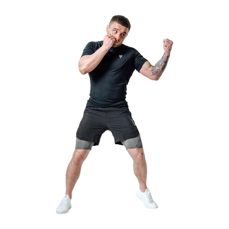 T16 2-in-1 Compression MMA Shorts 2/7
