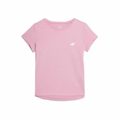 T-shirt met korte mouwen voor kinderen 4f jtsd001 licht roze