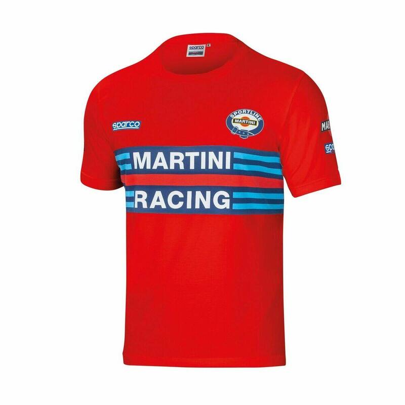 Camiseta de Manga Corta Hombre Sparco Martini Racing