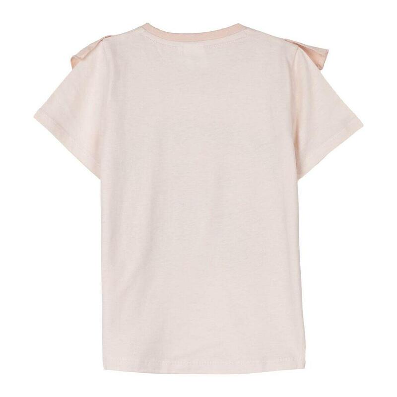 Camiseta de Manga Corta Infantil Peppa Pig Rosa claro