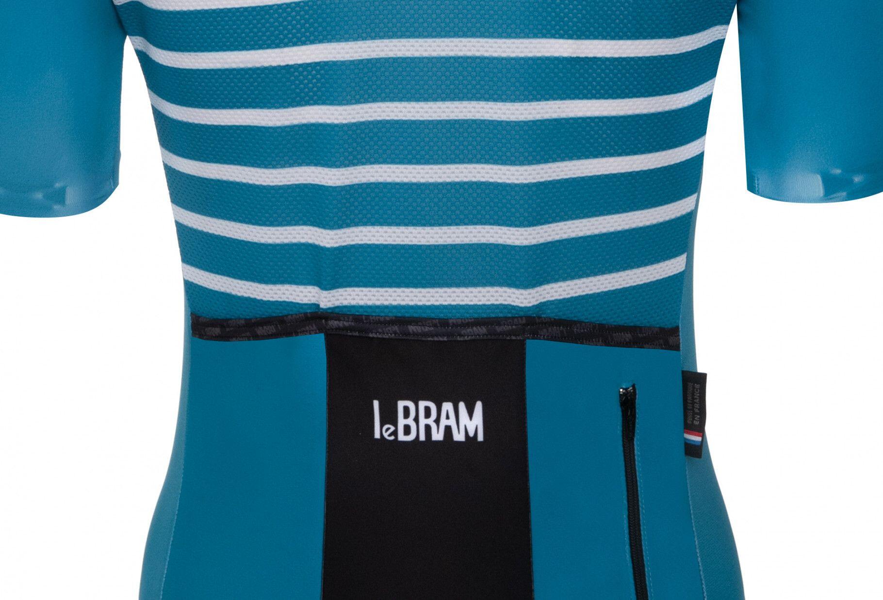 Maillot LeBram Ventoux de manga corta para mujer azul zafiro Tailored Fit 5/7