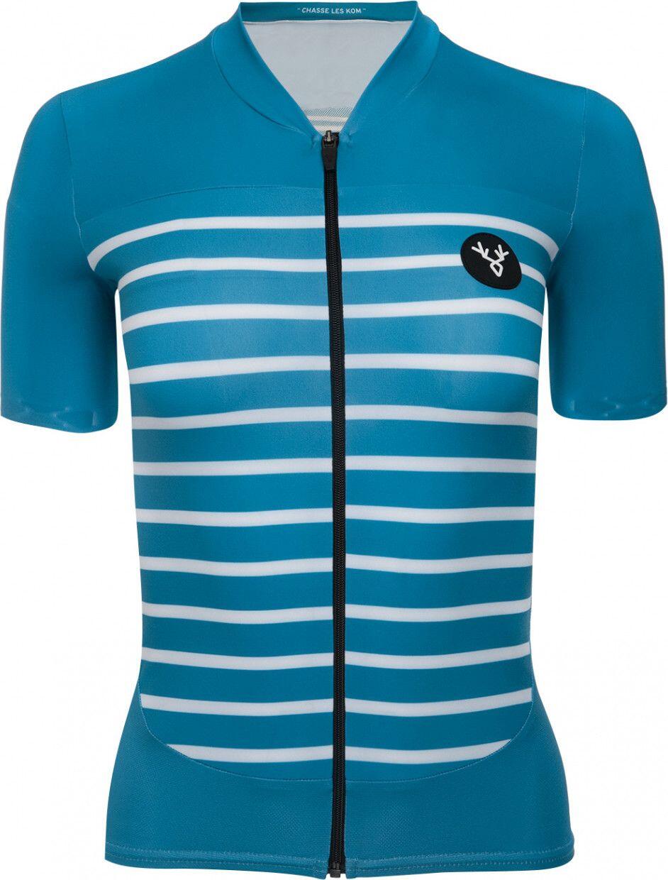 Maillot LeBram Ventoux de manga corta para mujer azul zafiro Tailored Fit 3/7