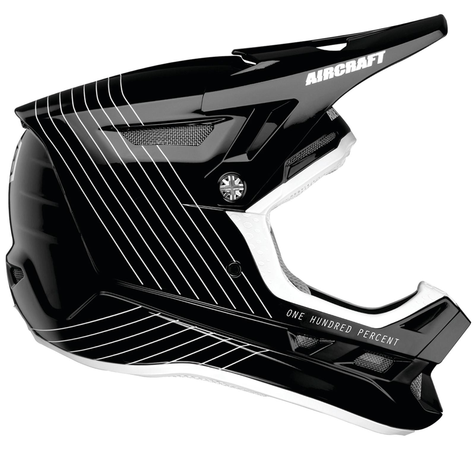 100% 100% Fullface Helm Aircraft Composite