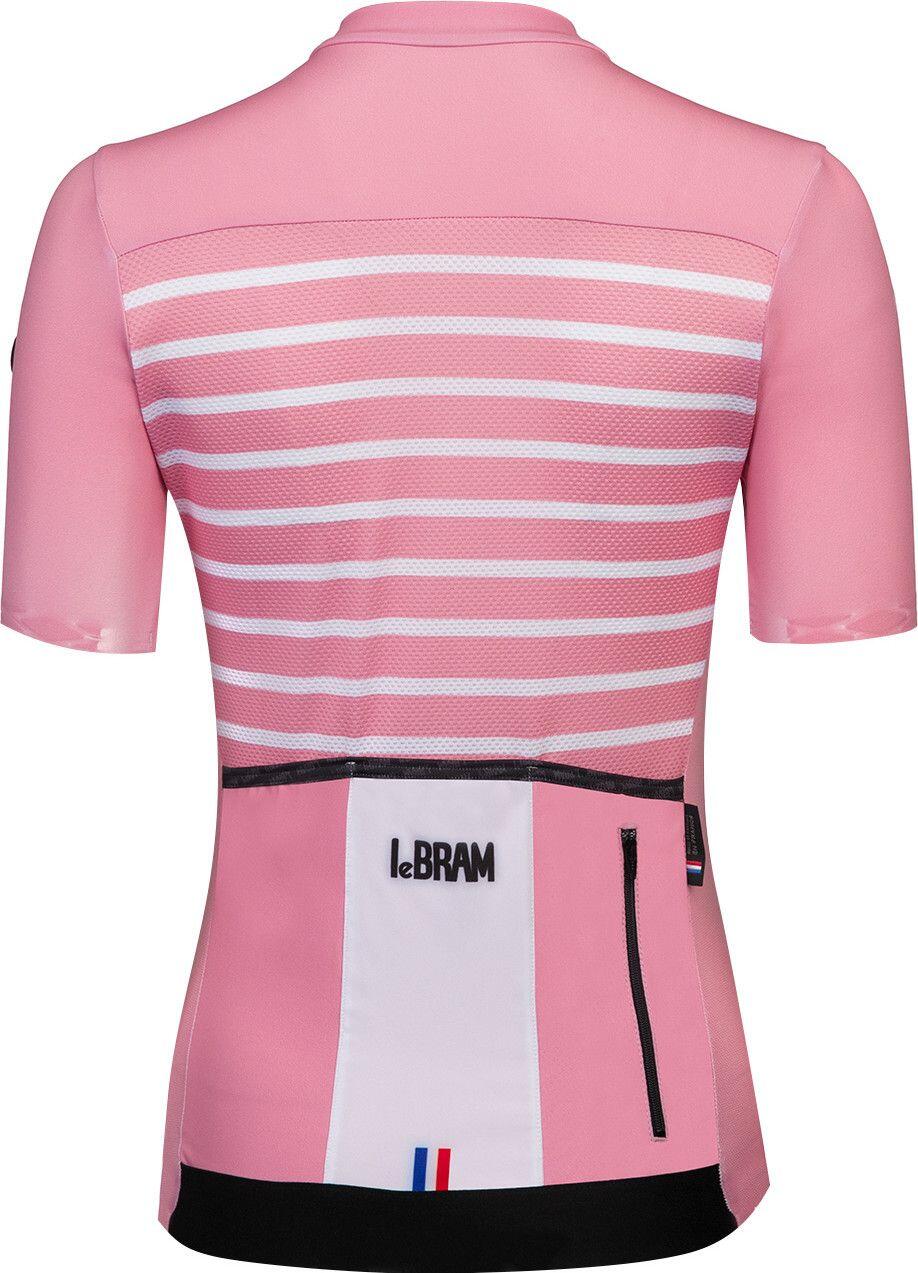 Maglia a manica corta da donna LeBram Ventoux Salmon dal taglio regolare 4/7