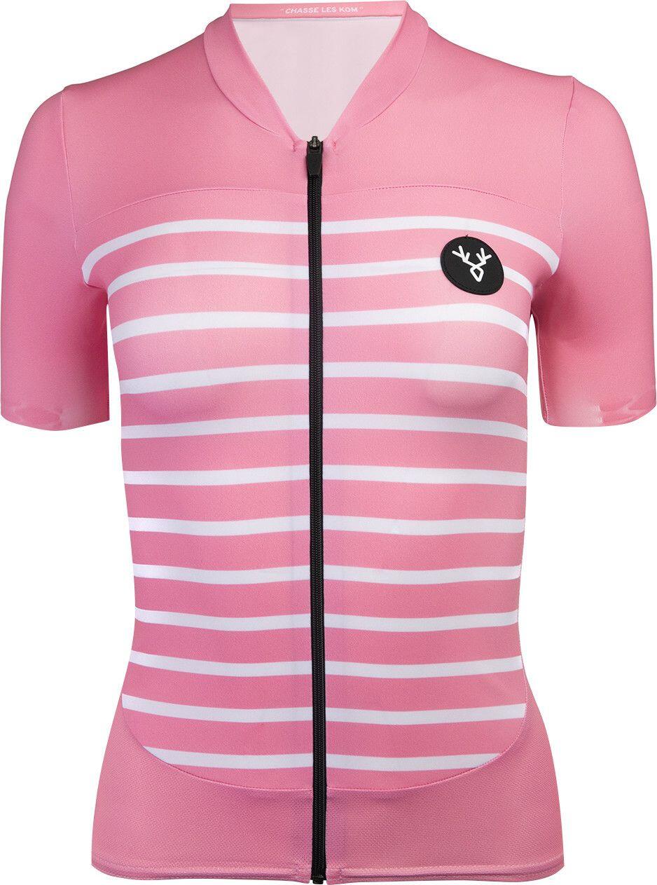 Maglia a manica corta da donna LeBram Ventoux Salmon dal taglio regolare 3/7