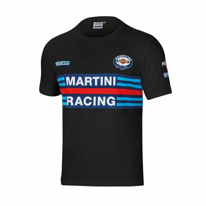 Camiseta de Manga Corta Hombre Sparco Martini Racing