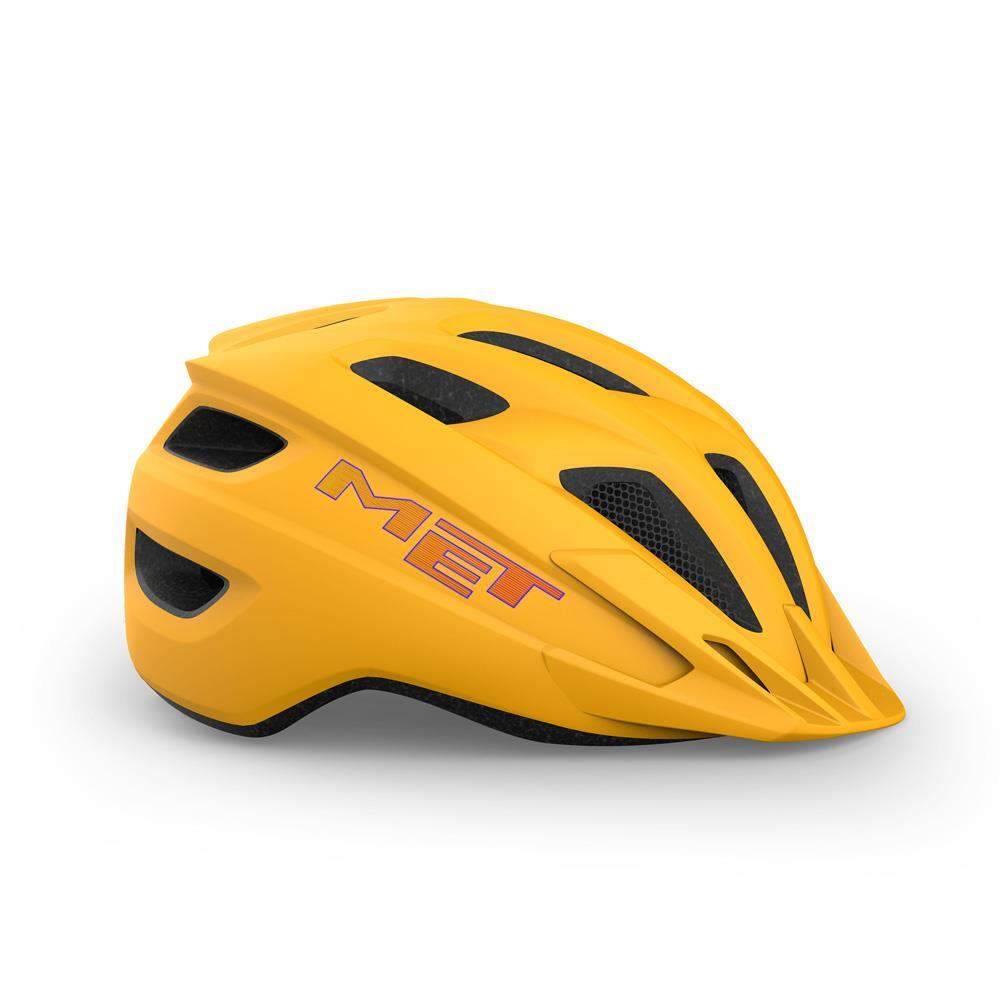 Met Casque Vélo Crackerjack Jaune 3/4