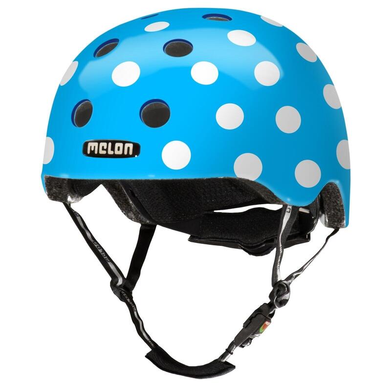 Melon Helm Dotty Blue XXS-S (46-52 cm) Bleu