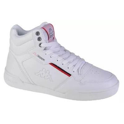 Kappa Mangan Unisex Hoher Sneaker 242764 weiss