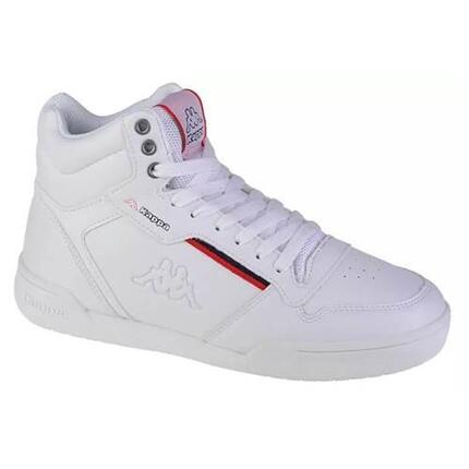 Kappa Mangan Unisex Hoher Sneaker 242764 weiss