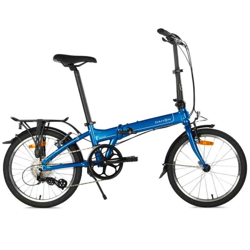 Vouwfiets - Dahon Mariner D8 20" - Lagoon / Blauw - Shimano 8-speed derailleur