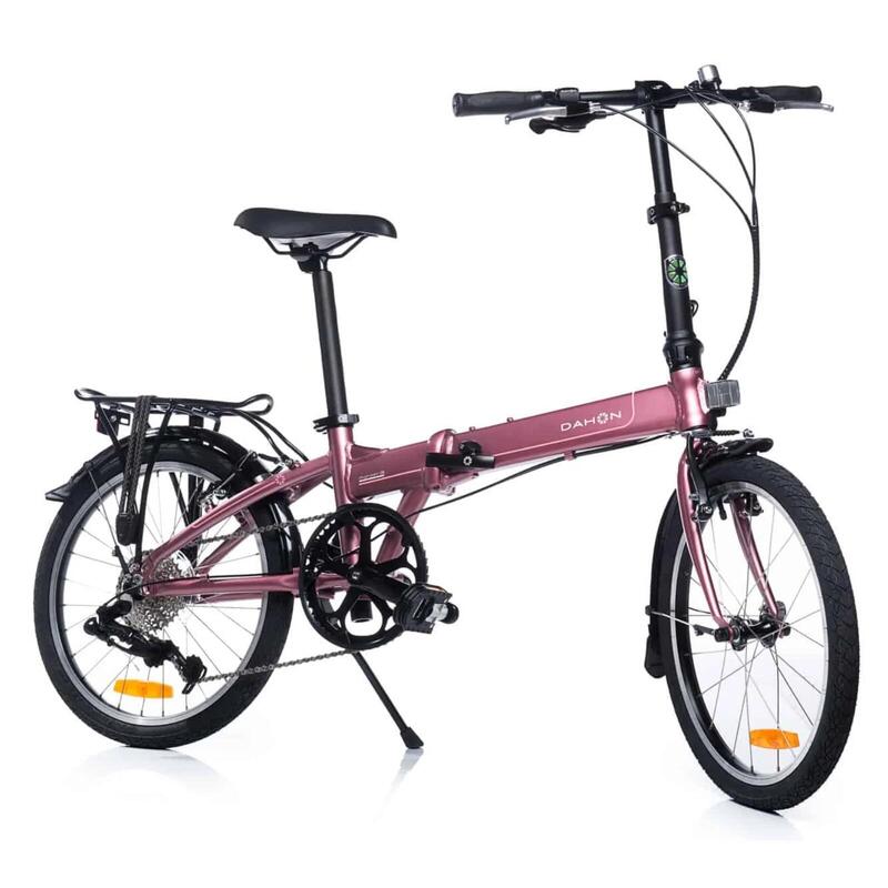 Vélo pliant - Dahon Mariner D8 20" - Mauve/rose - Dérailleur Shimano